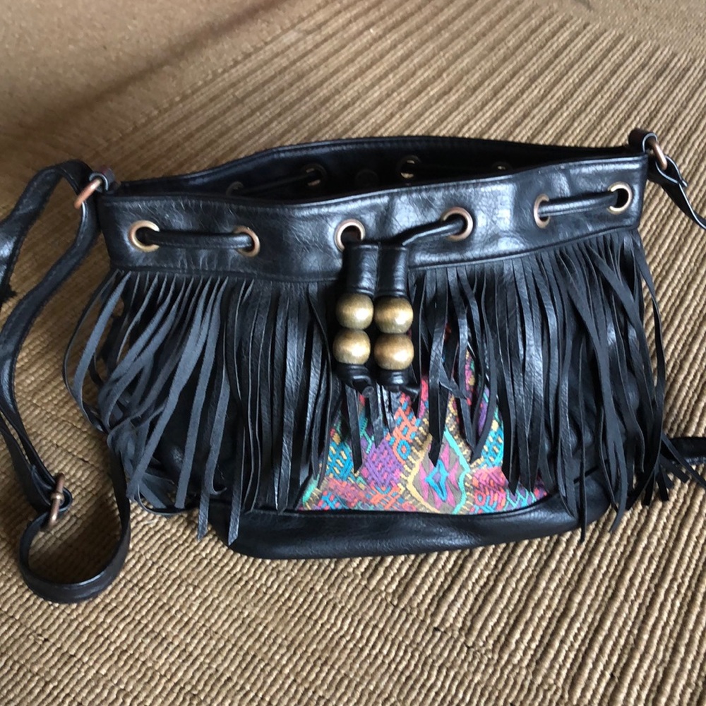 Fringe purse